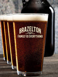 Family : Growler Pint Glass Gift Sets - Color Printed
