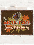 Family Thanksgiving : Tin Signs