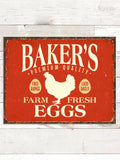 Farm Fresh Eggs : Tin Signs