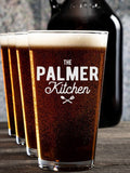 Farmhouse Kitchen : Growler Pint Glass Gift Sets - Color Printed