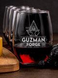 Forge : Cheese Board Wine Glass Gift Sets - Engraved
