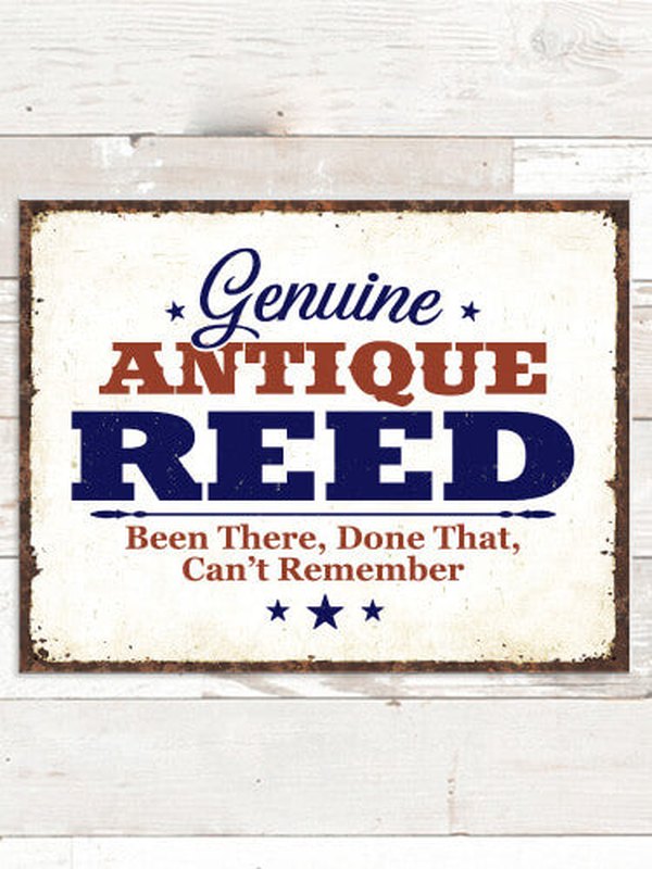 Genuine Antique : Tin Signs