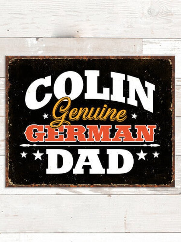 German Dad : Tin Signs