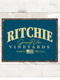 Grand Vineyards : Tin Signs