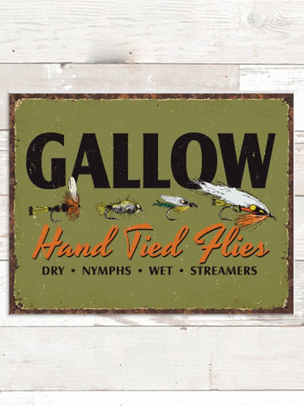 Hand Tied Flies : Tin Signs