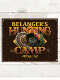 Turkey Hunting Camp : Tin Signs