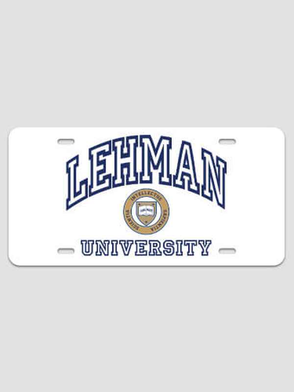 University : License Plates