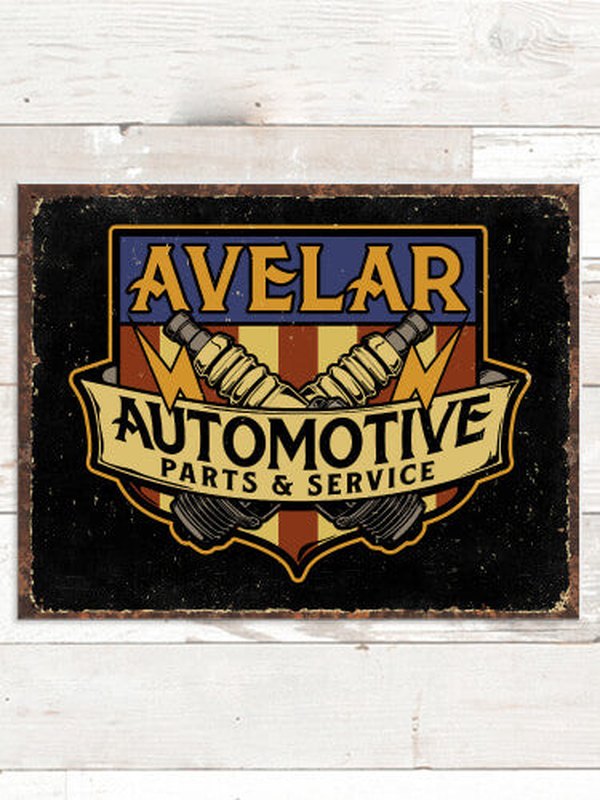 Vintage Automotive : Tin Signs