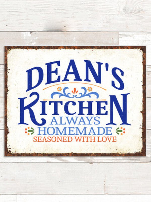 Vintage Kitchen : Tin Signs