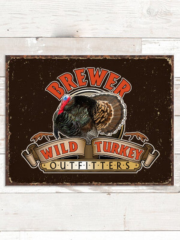 Wild Turkey Outfitters : Tin Signs