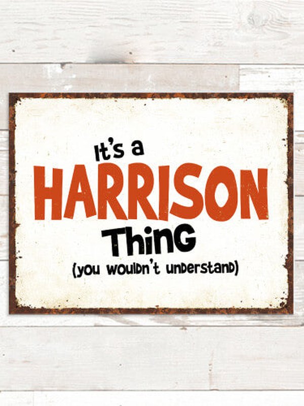 You Wouldn't Understand : Tin Signs