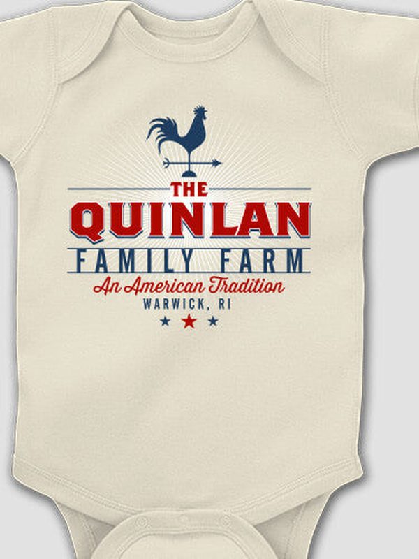 American Farm : Printed Baby Bodysuits
