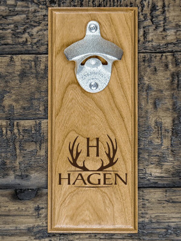 Antler Monogram : Bottle Openers - Engraved