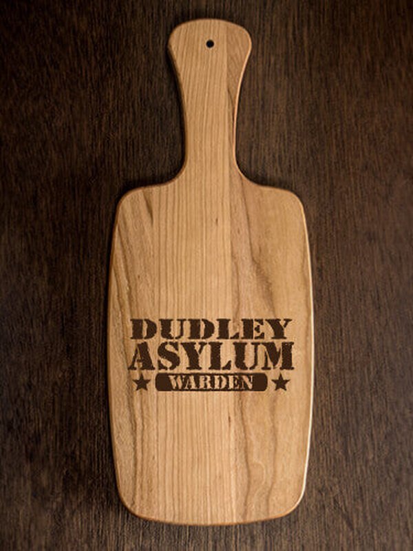 Asylum Warden : Cheese Boards - Engraved