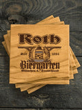 Biergarten : Coasters - Engraved