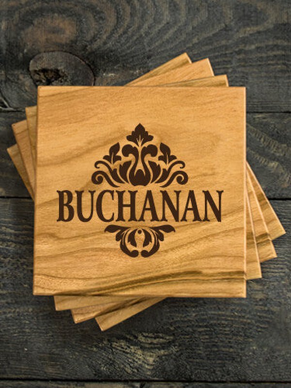 Classic Filigree : Coasters - Engraved