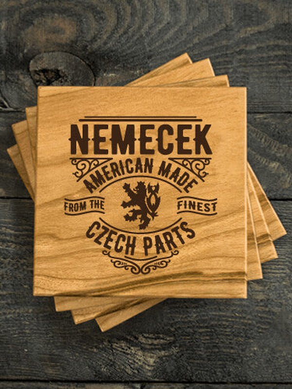 Czech Parts : Coasters - Engraved