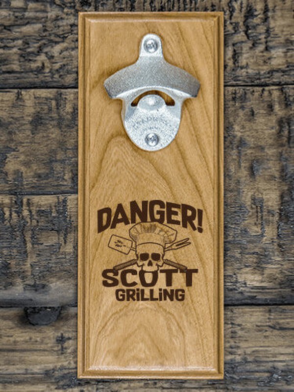 Danger Grilling : Bottle Openers - Engraved