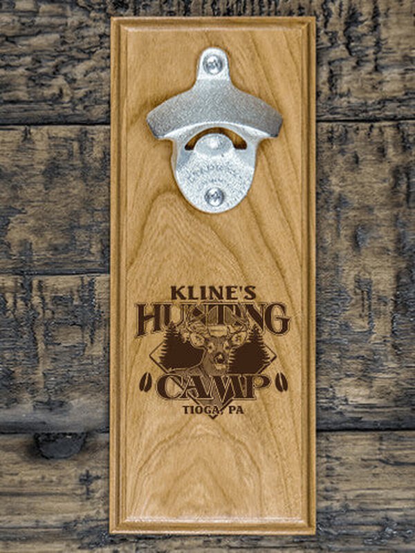 Deer Hunting Camp : Bottle Openers - Engraved