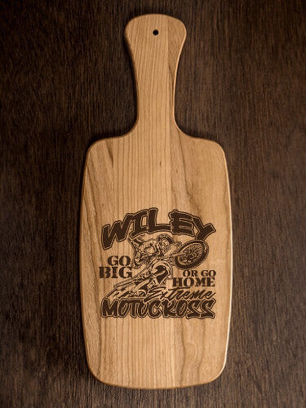 Extreme Motocross : Cheese Boards - Engraved