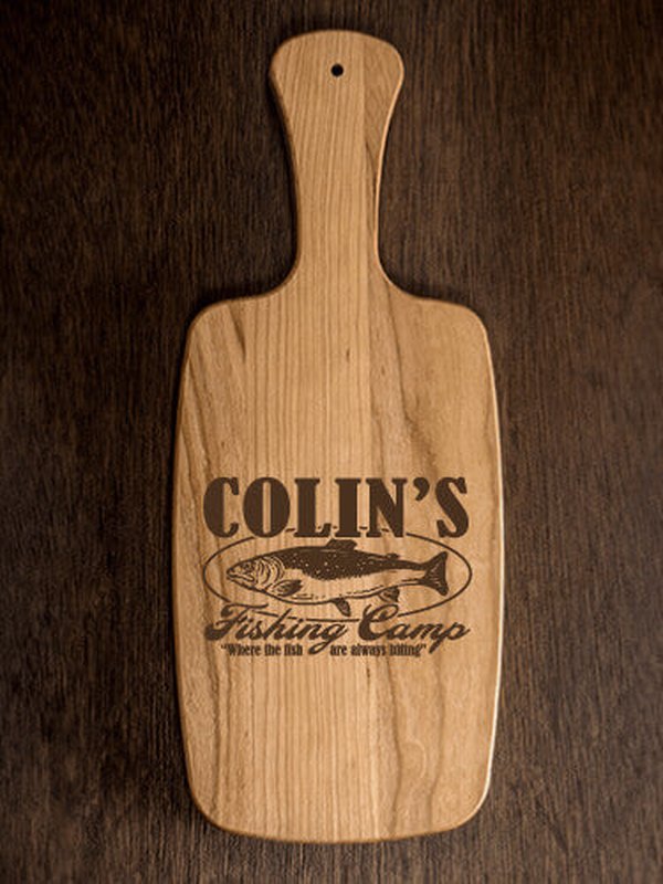Fishing Camp : Cheese Boards - Engraved