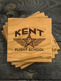 Flight School : Coasters - Engraved