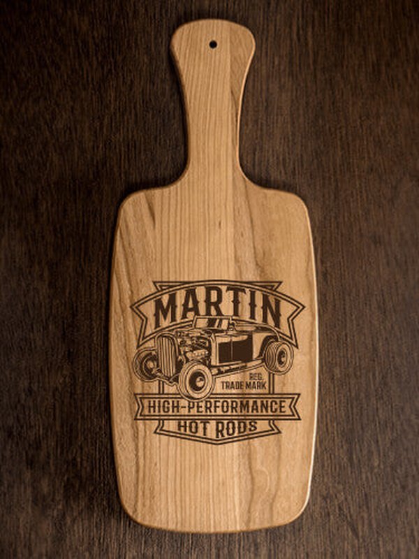 High-Performance Hot Rods : Cheese Boards - Engraved