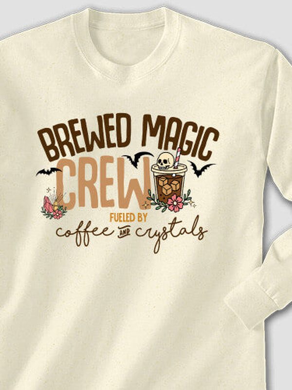 Coffee And Crystals : Printed Long Sleeves