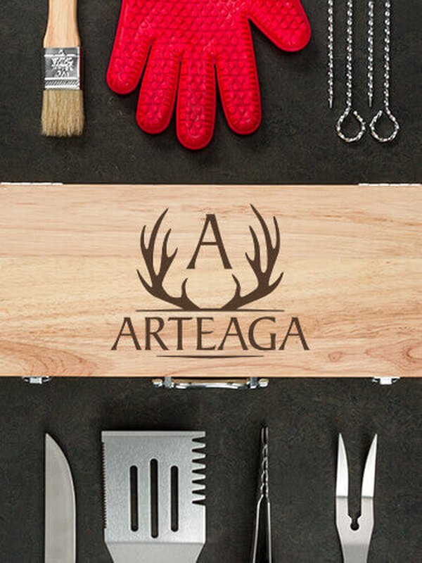 Antler Monogram : 10 Piece BBQ Set