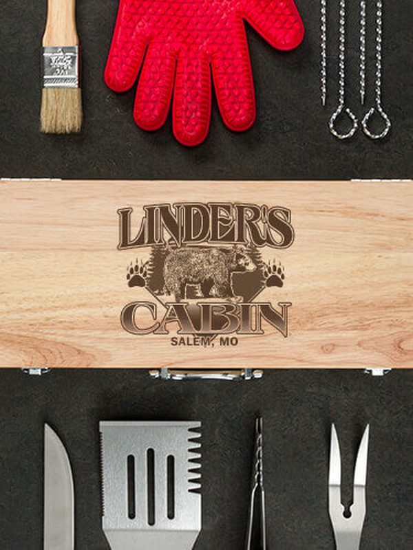 Bear Cabin : 10 Piece BBQ Set