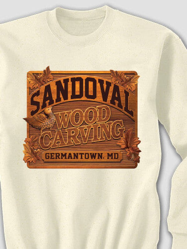 Wood Carving : Printed Sweatshirts product image 3