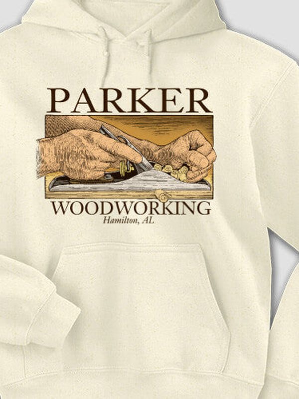 Woodworking : Printed Hoodies product image 3