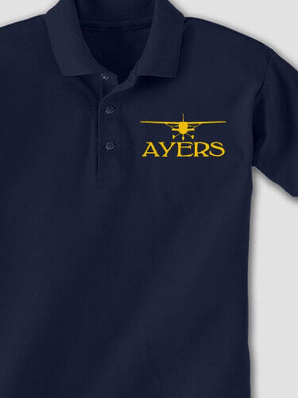 Airplane : Embroidered Polo Shirts product image 2