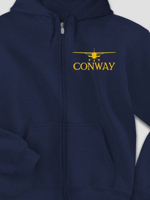 Airplane : Embroidered Zip Hoodies product image 3