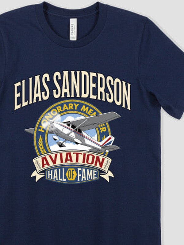Aviation Hall Of Fame : Premium Printed T-Shirts