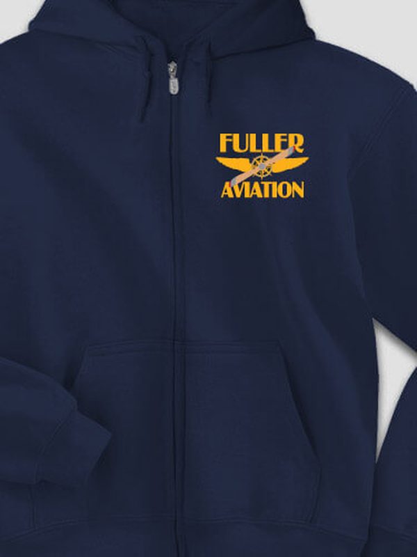 Aviation : Embroidered Zip Hoodies product image 2