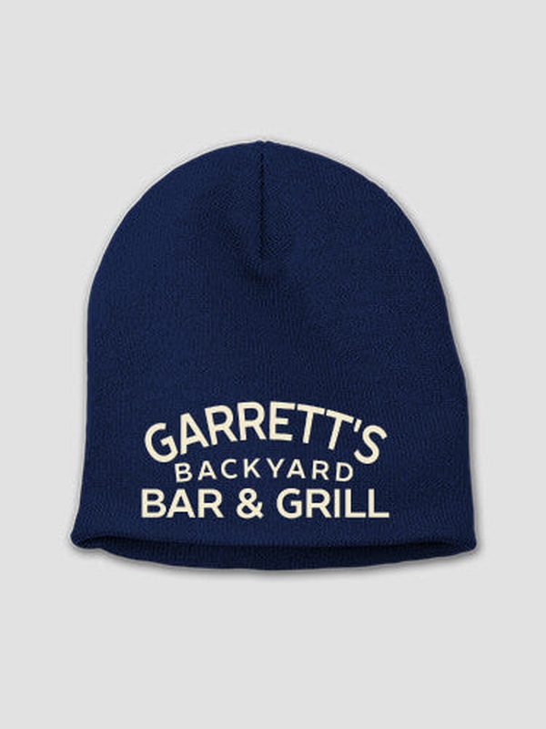 Backyard Bar and Grill : Embroidered Beanies