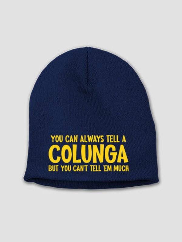 Can't Tell 'Em Much : Embroidered Beanies
