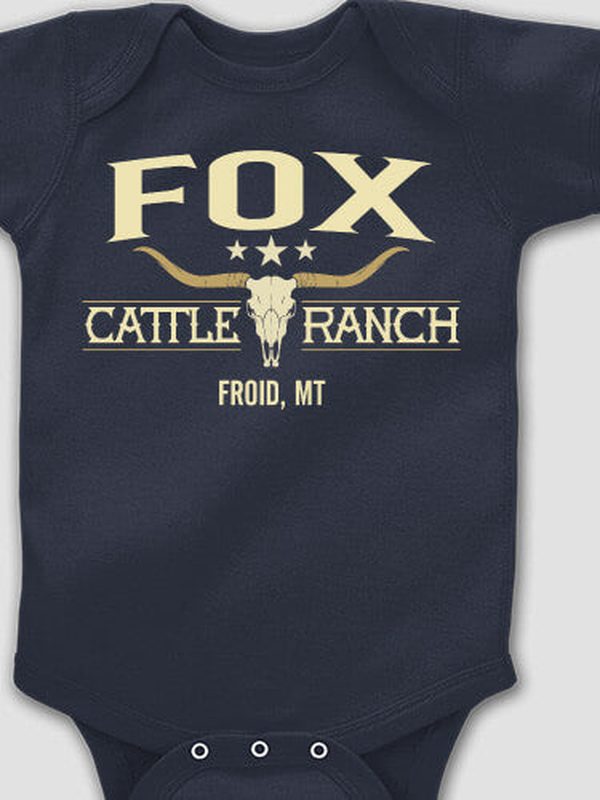 Cattle Ranch : Printed Baby Bodysuits
