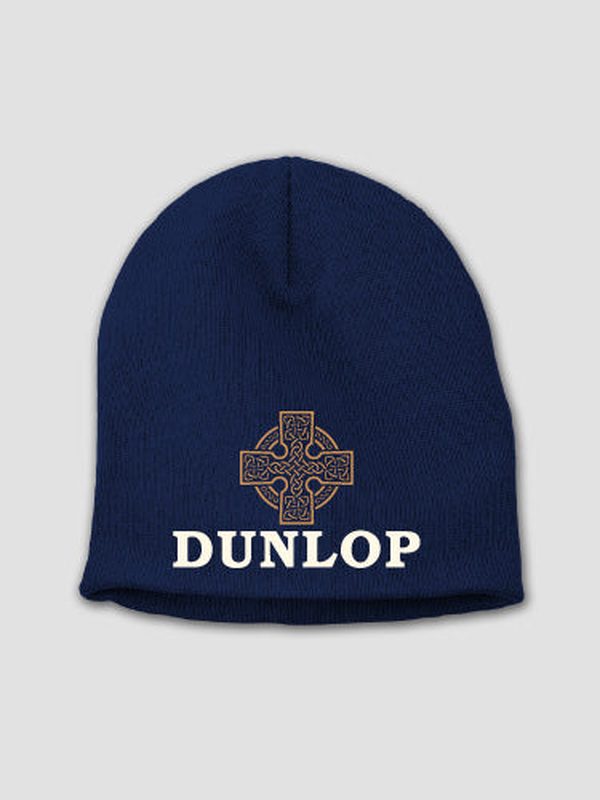 Celtic Stone Cross : Embroidered Beanies