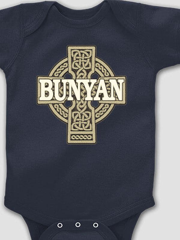 Celtic Stone Cross : Printed Baby Bodysuits