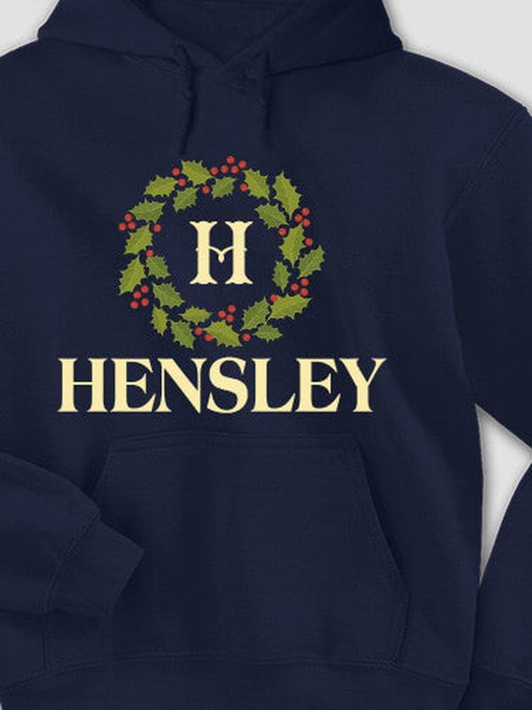 Christmas Monogram : Printed Hoodies product image 3