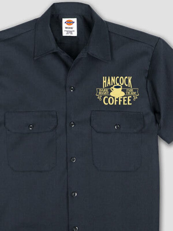 Coffee : Embroidered Work Shirts product image 2