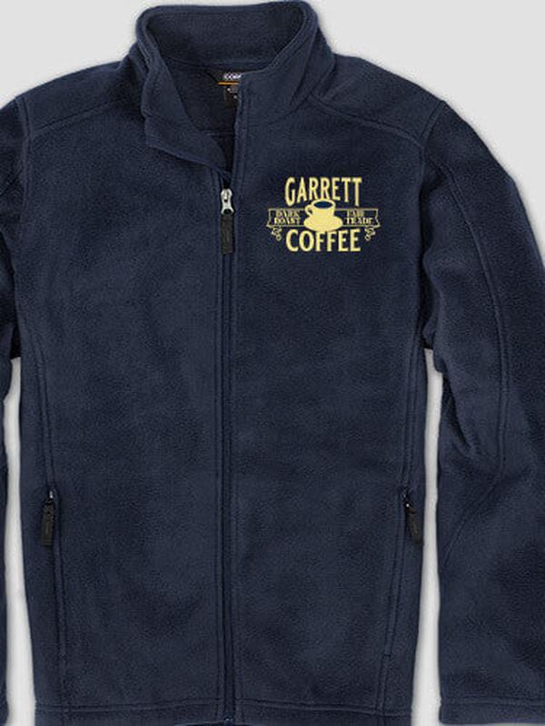 Coffee : Embroidered Fleece Jackets
