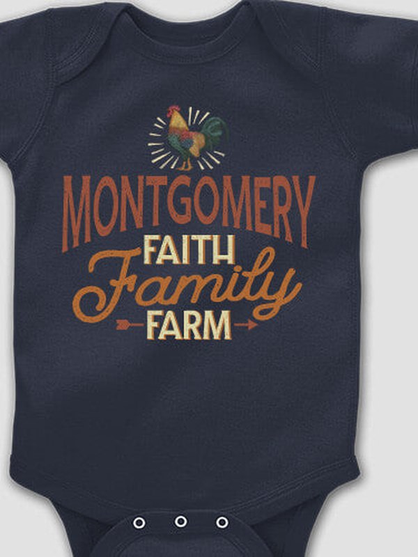 Faith Family Farm : Printed Baby Bodysuits