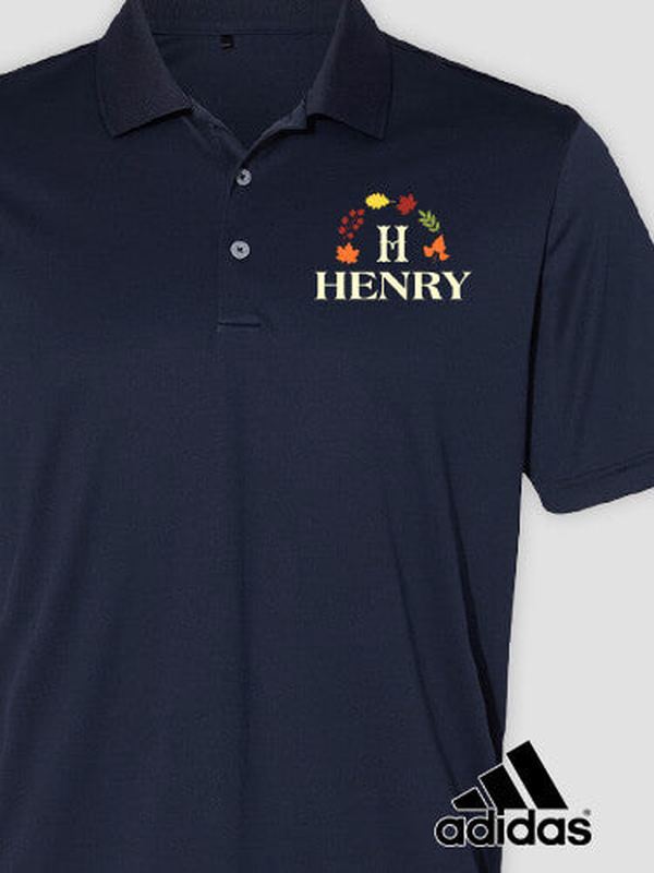 Fall Monogram : Embroidered Adidas® Polo Shirts product image 1