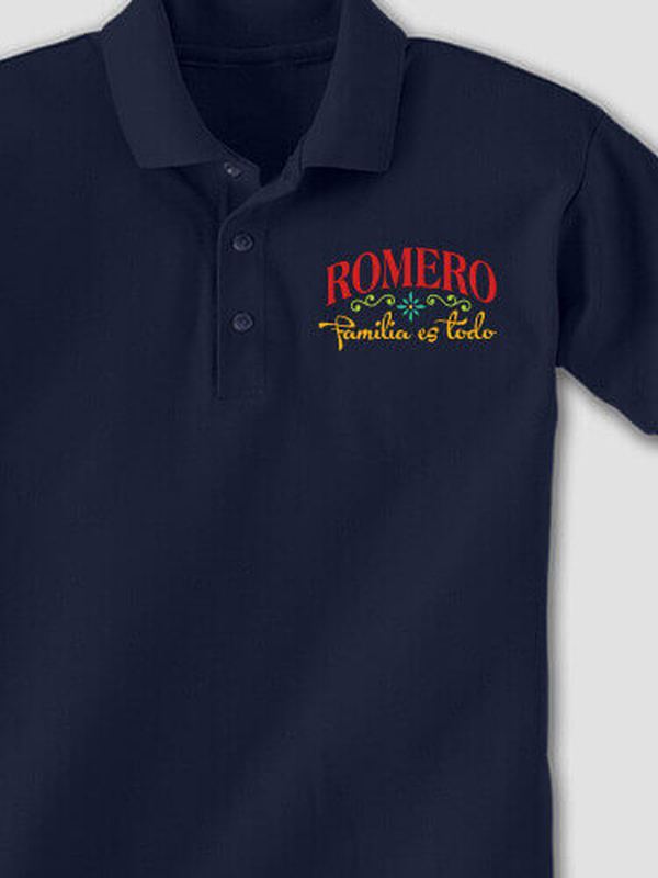 Familia es Todo : Embroidered Polo Shirts product image 1