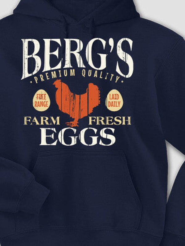 Farm Fresh Eggs : Printed Hoodies product image 5