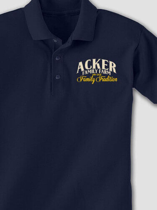 Farming Family Tradition : Embroidered Polo Shirts product image 1