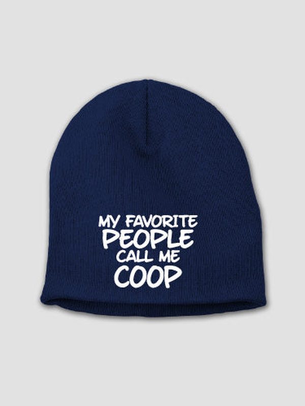 Favorite People : Embroidered Beanies